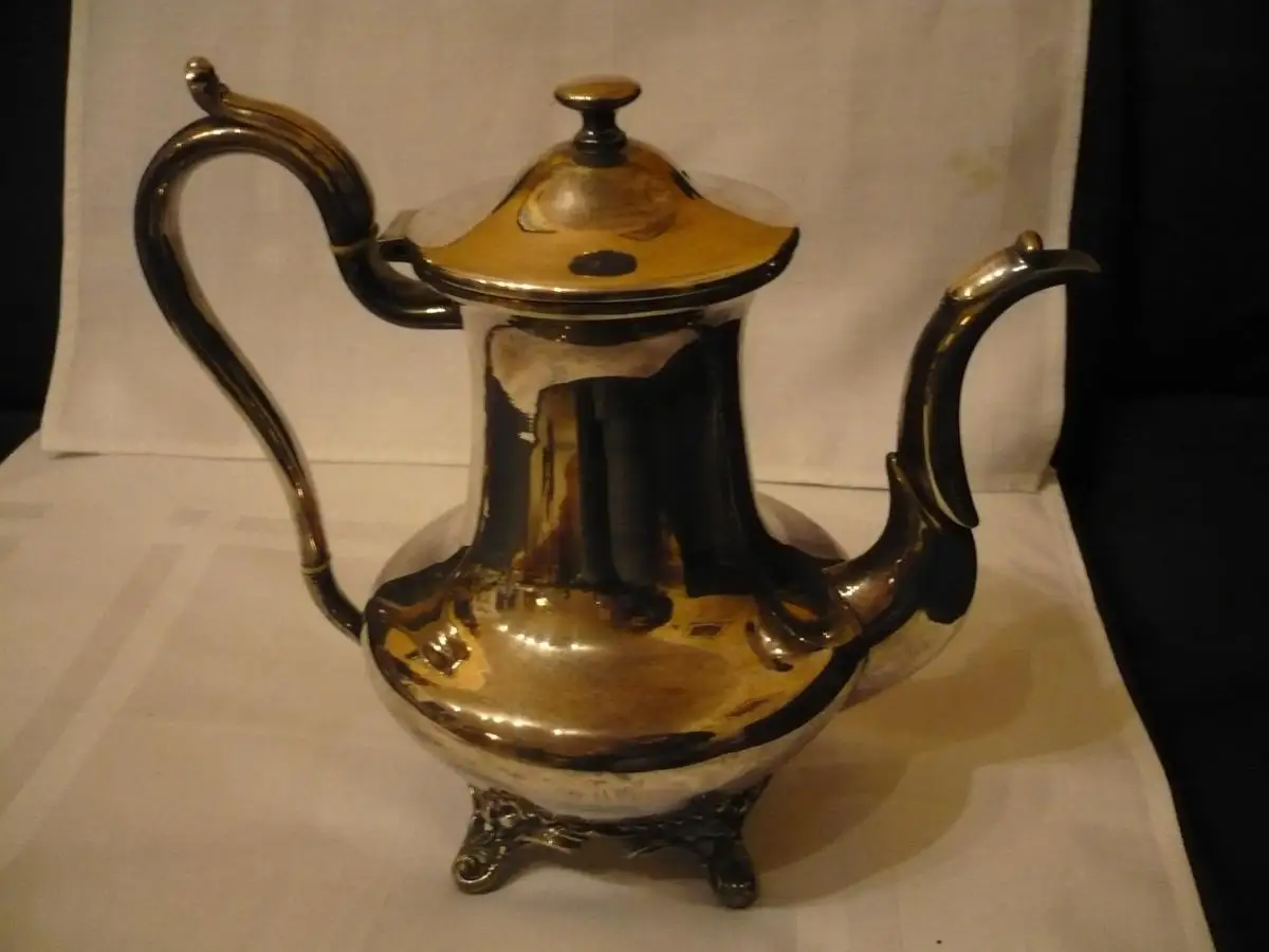 Silber - Kaffeekanne - ca. 19.Jhd (913) Preis reduziert 0