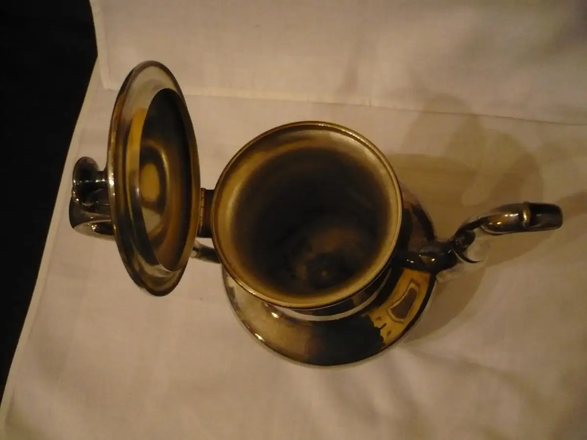 Silber - Kaffeekanne - ca. 19.Jhd (913) Preis reduziert 6