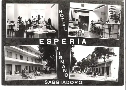 Lignano Sabbiadoro - Hotel ESPERIA v. 1963 (AK4011)