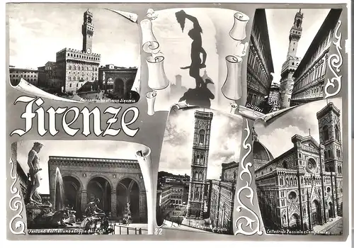 Firenze - 5 Ansichten v. 1958 (AK4014)