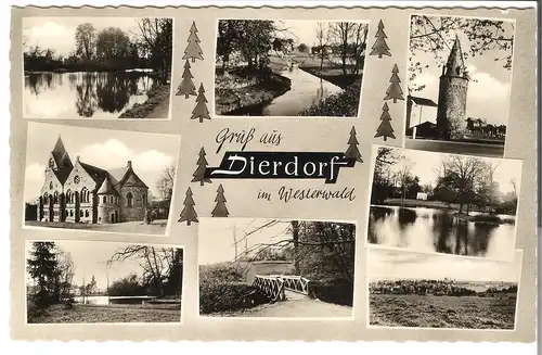 Gruß aus Dierdorf im Westerwald - 8 Ansichten v. 1958 (AK4540)