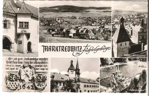 Marktredwitz im Fichtelgebirge - 6 Ansichten v. 1964 (AK4549)