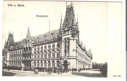 Köln a. Rhein - Hauptpost v. 1906 (AK4572)