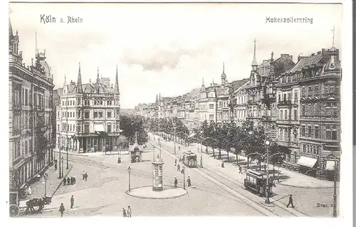Köln a. Rhein - Hohenzollernring v. 1906 (AK4574)