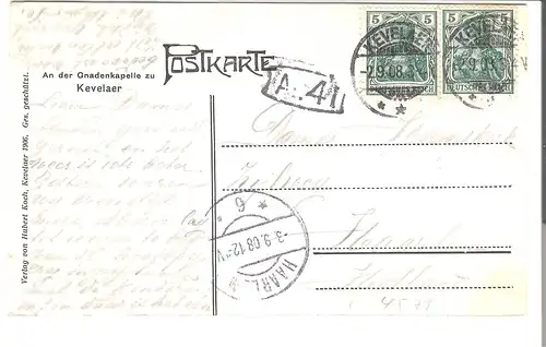 An der Gnadenkapelle zu Kevelaer v. 1908 (AK4579)