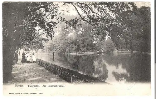 Berlin - Tiergarten - Am Landwehrkanal v. 1912 (AK4586)