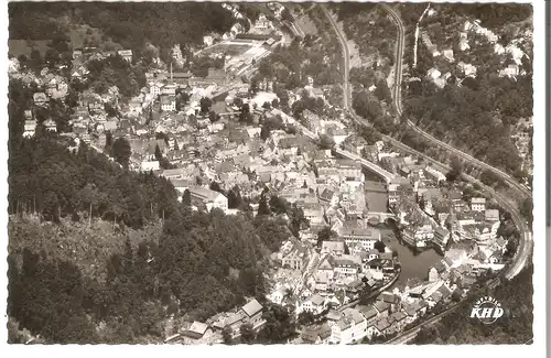 Calw im Schwarzwald - Luftaufnahme v. 1960 (AK53408)