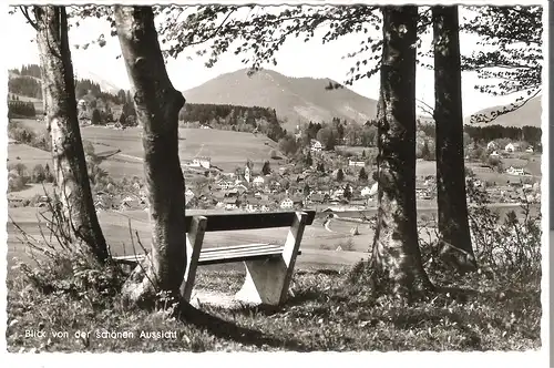 Bad-Kohlgrub - Blick von der schönen Aussicht von 1954 (AK53464)