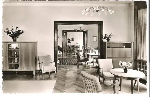 Baden Baden - Müttergenesungsheim - Wohnzimmer und Speisezimmer von 1962 (AK53475)