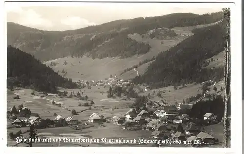 Höhenluftkurort und Wintersportplatz Menzenschwand (Schwarzwald) von 1952 (AK53485)