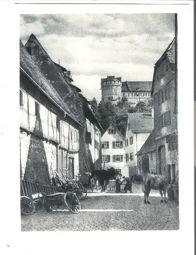 Universitätsstadt Tübingen - Altstadt - Salzstadelgasse von 1952 (AK53494)