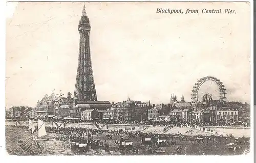 Blackpool , from Central Pier. von 1905 (AK4604)