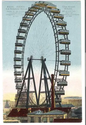 Paris - La Grande Roue von 1903 (AK4616)