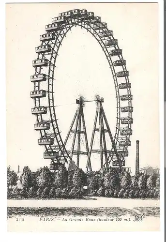 Paris - La Grande Roue von 1904 (AK4620)