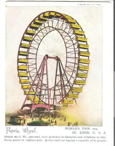St.Louis - Ferris Wheel - World's Fair von 1904 (AK4625)