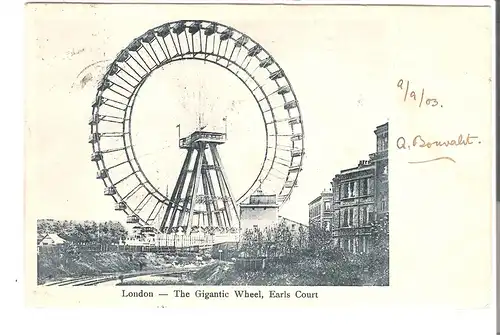 London - The Big Weel, Earls Court von 1903 (AK4629)