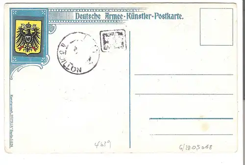 Deutsche Armee, Künstler Postkarte, Kunstanstalt Patria Berlin von 1905 (AK4639)