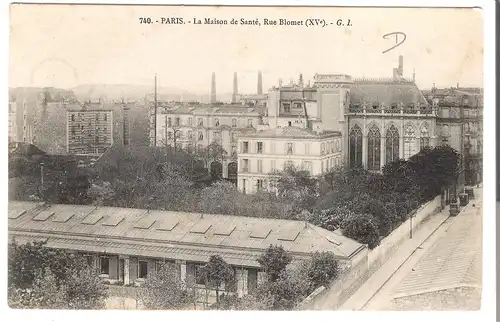 Paris - La Maison de Santé, Rue Blomet von 1906 (4669)