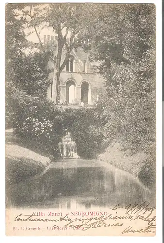 Villa Manzi - Segromigno von 1905 (AK4707)