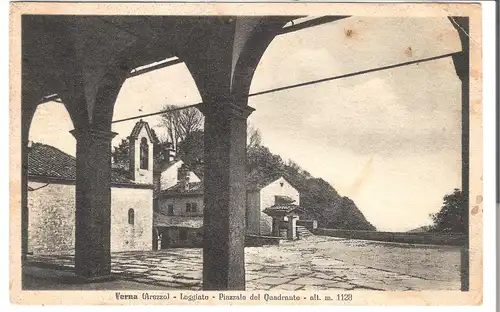 Verna (Arezzo) - Loggiato - Piazzale del Quadrante von 1947 (AK4713)