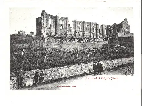 Abbazia di S. Galgano, Fotograf Lombardi von (Foto von 1930) 1994 (AK4732)