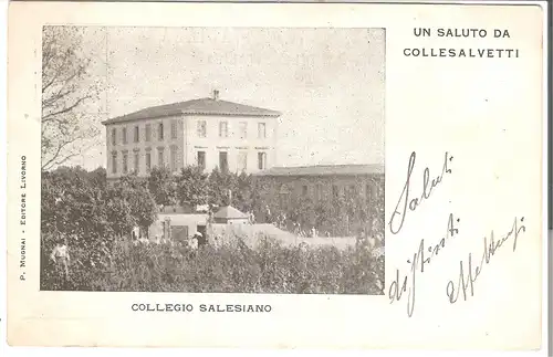 Un Saluto da Collesalvetti  - von 1908 (AK4749)