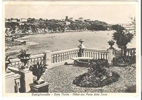 Castiglioncello - Costa Fiorita - Villini con Punta della Torre  - von 1939 (AK4753)