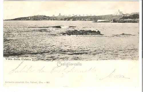 Castiglioncello - Vista dalla Caletta - von 1901 (AK4757)