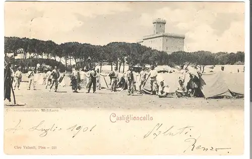 Castiglioncello - Accampamento Militaro - von 1901 (AK4762)