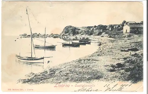 Livorno - Castiglioncello  - von 1901 (AK4765)