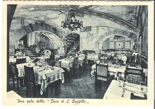 Una sala della "Buca di S.Ruffillo"   - von 1939 (AK4768)