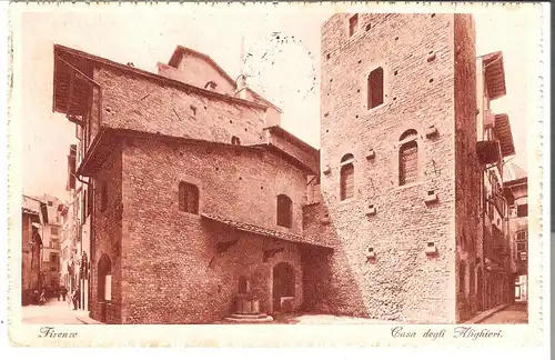 Firenze -  Casa degli Alighieri - von 1908 (AK4776)
