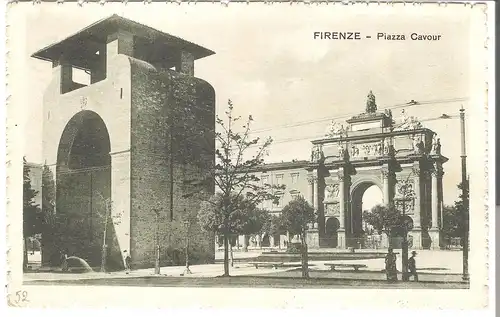 Firenze -  Piazza Cavour - von 1918 (AK4778)