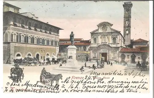 Firenze - Piazza Manin - von 1903 (AK4791)