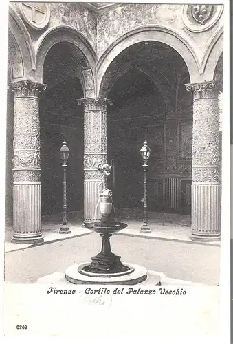 Firenze - Cortile del Palazzo Vecchio - von 1920 (AK4793)