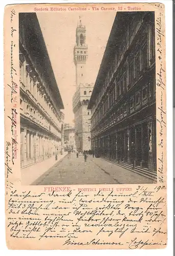 Firenze - Portici Degli Uffizi - von 1907 (AK4808)