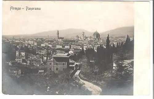 Firenze - Panorama  - von 1910 (AK4812)