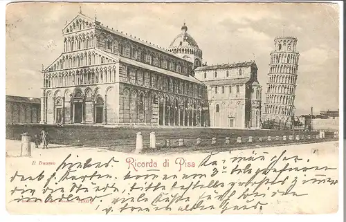 Pisa - Ricordo di Pisa - von 1900 (AK4824)