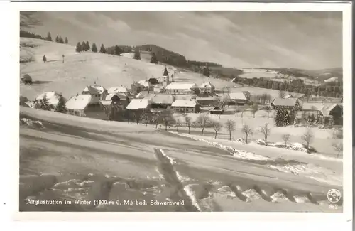 Altglashütten im Winter , Bad Schwarzwald v.1936 (AK53315)