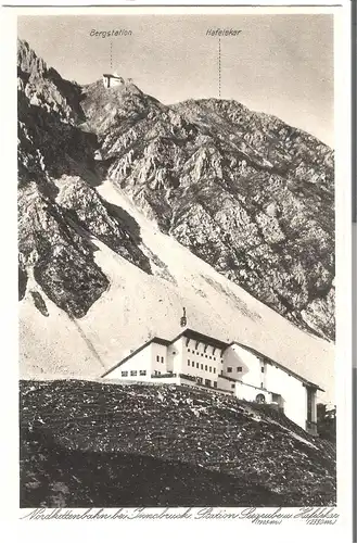 Nordkettenbahn bei Innsbruck - Station Seegrube v.1937 (AK53324)