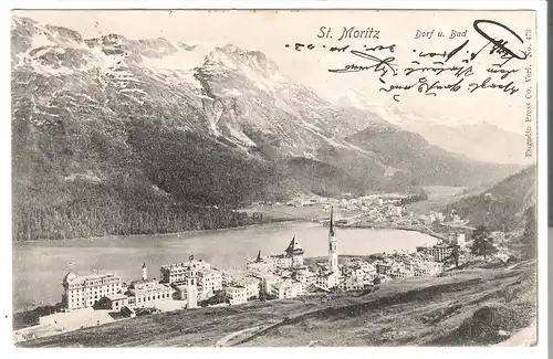 St. Moritz - Dorf u. Bad  v.1903 (AK53339)