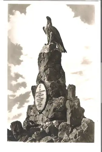 Die schöne Rhön - Fliegerdenkmal auf der Wasserkuppe v.1932 (AK53343)