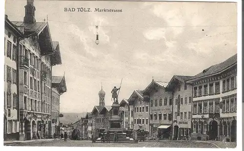 BAD TÖLZ - Marktstrasse v.1925 (AK53357)