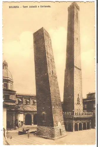 Bologna - Torri Asinelli e Garisenda v.1912 (AK53363)