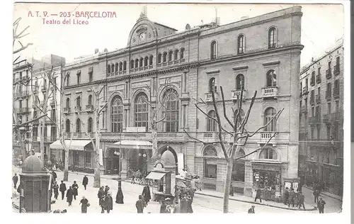 Barcelona - Teatro del Liceo v.1909 (AK4839)