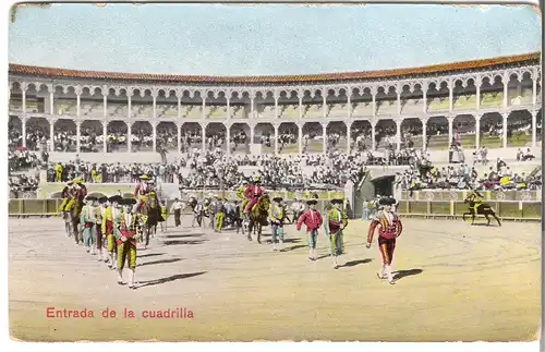 Entrada de la cuadrilla v. 1913 (AK4840)