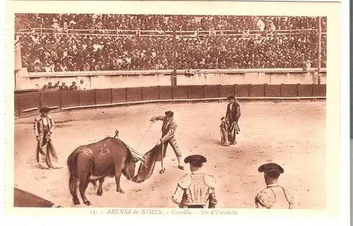 Arènes de Nimes - Corrida - Un d'Escabello v.1926 (AK4854)