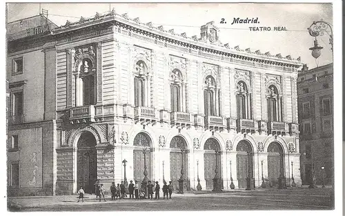 Madrid - Teatro Real v.1911 (AK4864)