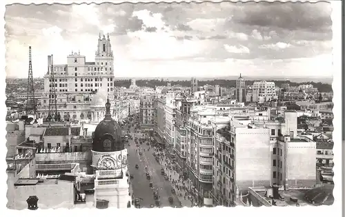 Madrid - Panorámica de la Avda de José Antoniol v.1930 (AK4873)