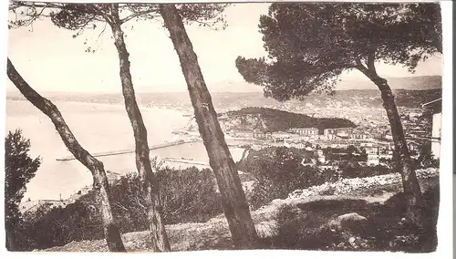 Küste mit Stadt v.1910 (AK4882)